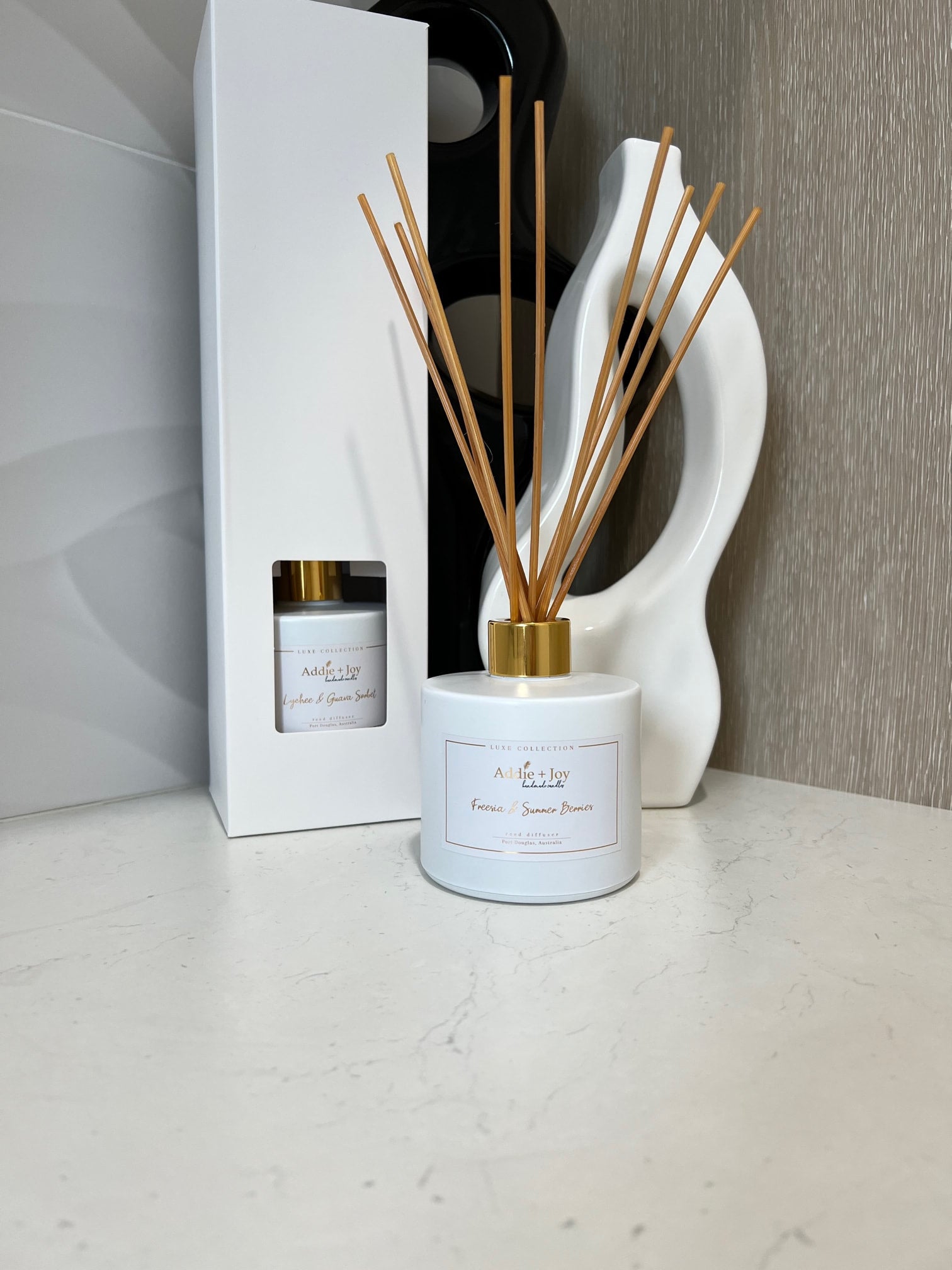 LUXE Reed Diffuser Addie and Joy Handmade Candles